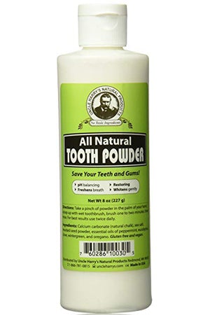 Polvo de dientes natural del tío Harry: el mejor polvo de dientes, polvo de dientes frente a pasta de dientes, ¿realmente funciona el polvo de dientes?