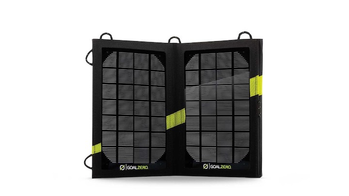 La mejor tecnología para acampar: cargador solar Goal Zero Nomad 7
