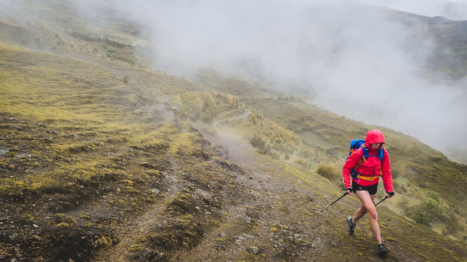 Jenny dura corre por los Andes bolivianos