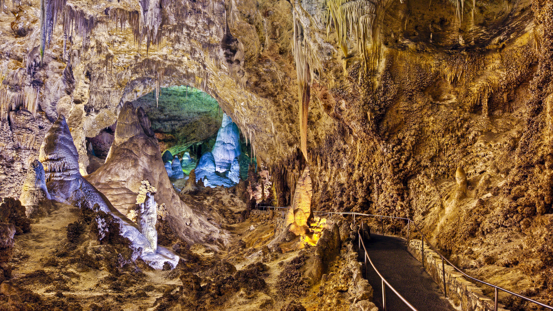 The Big Room en el Parque Nacional de las Cavernas de Carlsbad