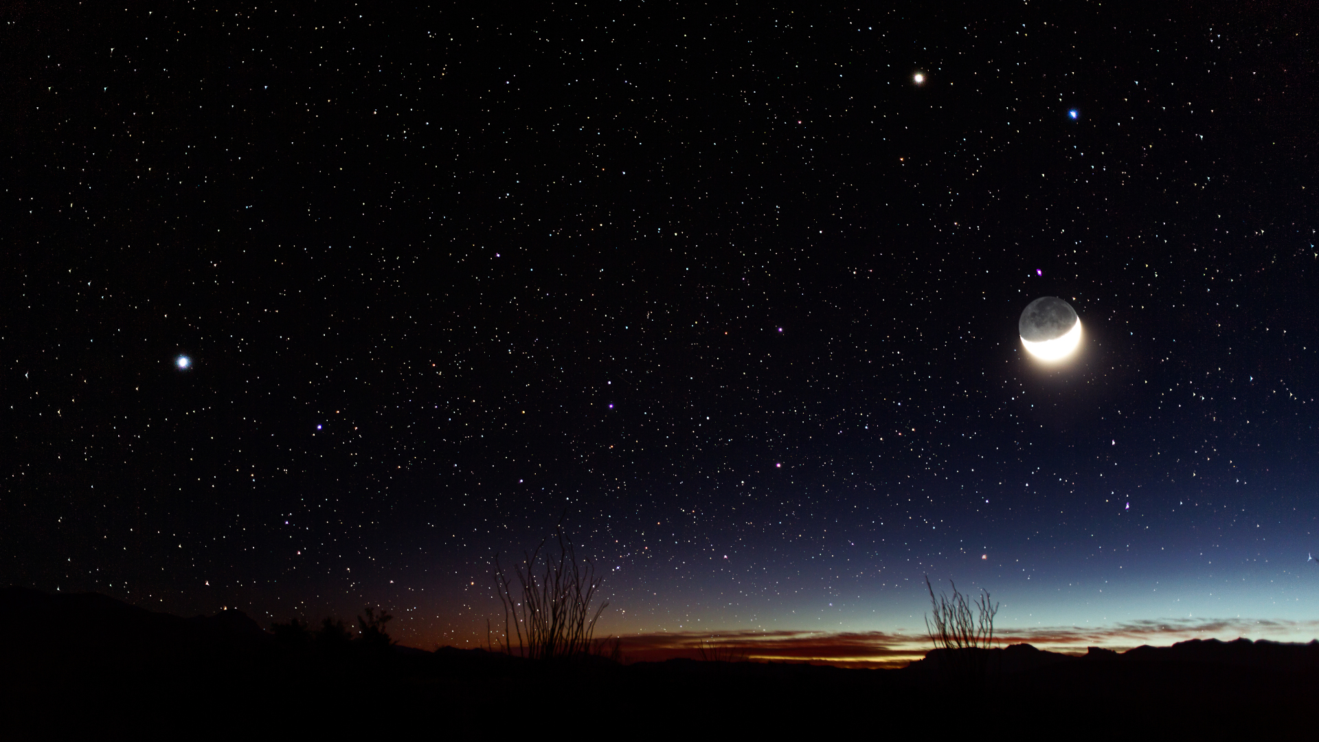 Cielo nocturno sobre el Parque Nacional Big Bend