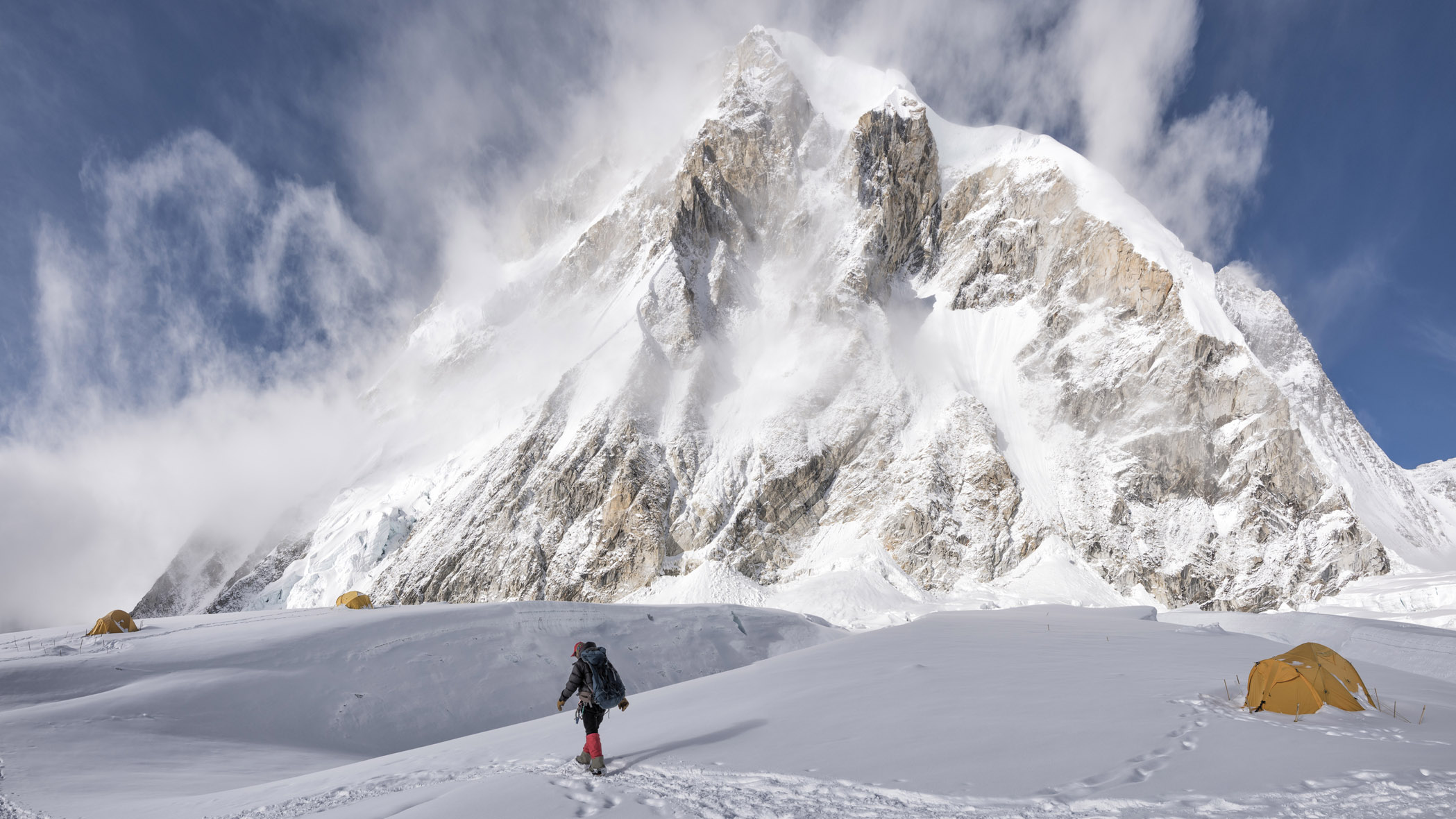 Qué es mochilero: alpinista en el Everest